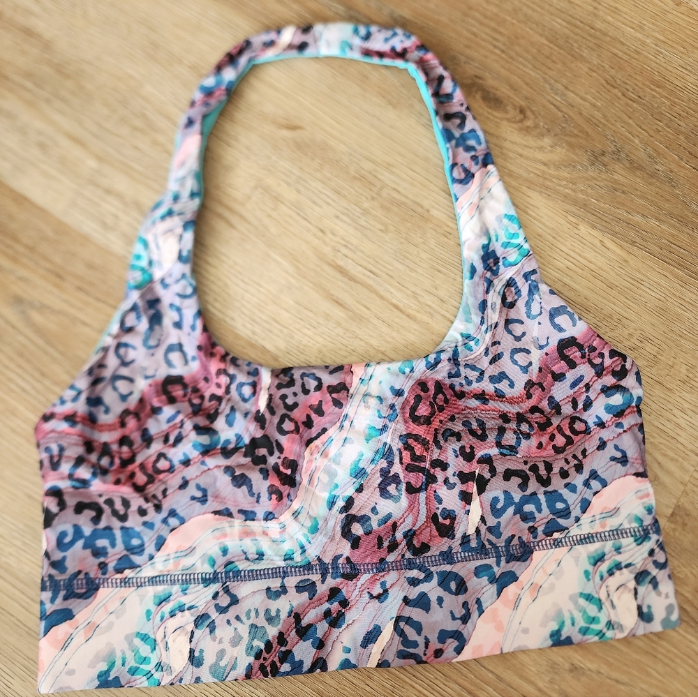 Fabletics Harlow Halter Reversible Sports Bra Medium